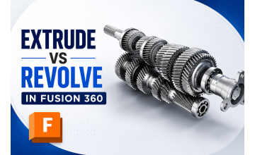 Extrude vs Revolve in Fusion 360: Which Feature Should You Use?